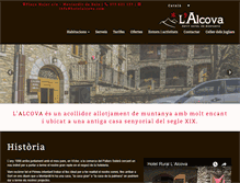 Tablet Screenshot of hotelalcova.com